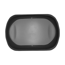 Cargar imagen en el visor de la galería, CESTO JUMBO NEGRO  C/TAPA BALANCIN GRIS
