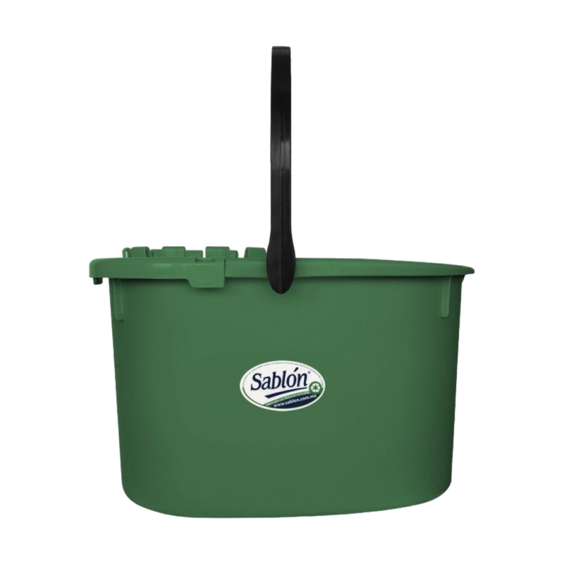 CUBETA C/EXPRIMIDOR 17 LT VERDE