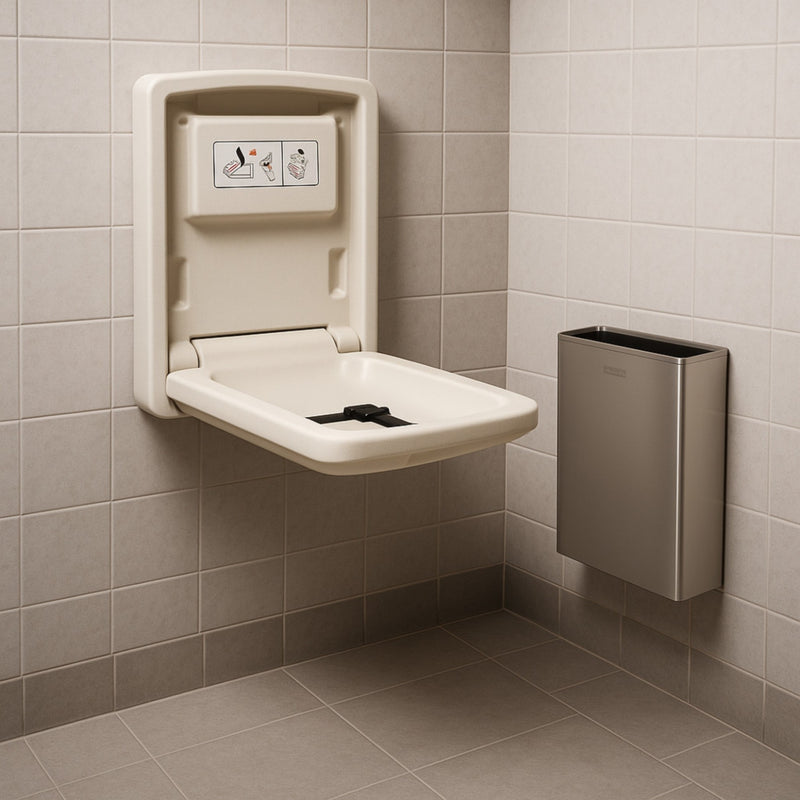 BASURERO INOX DE PARED 30 LT