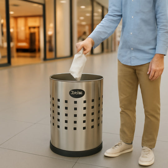 CESTO CILINDRICO PUNZONADO 10 LT AC INOX