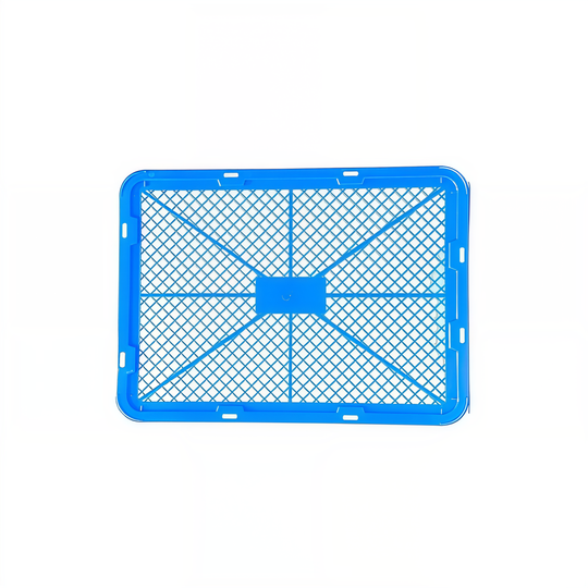 CAJA BAMBA "O" C/TAPA AZUL