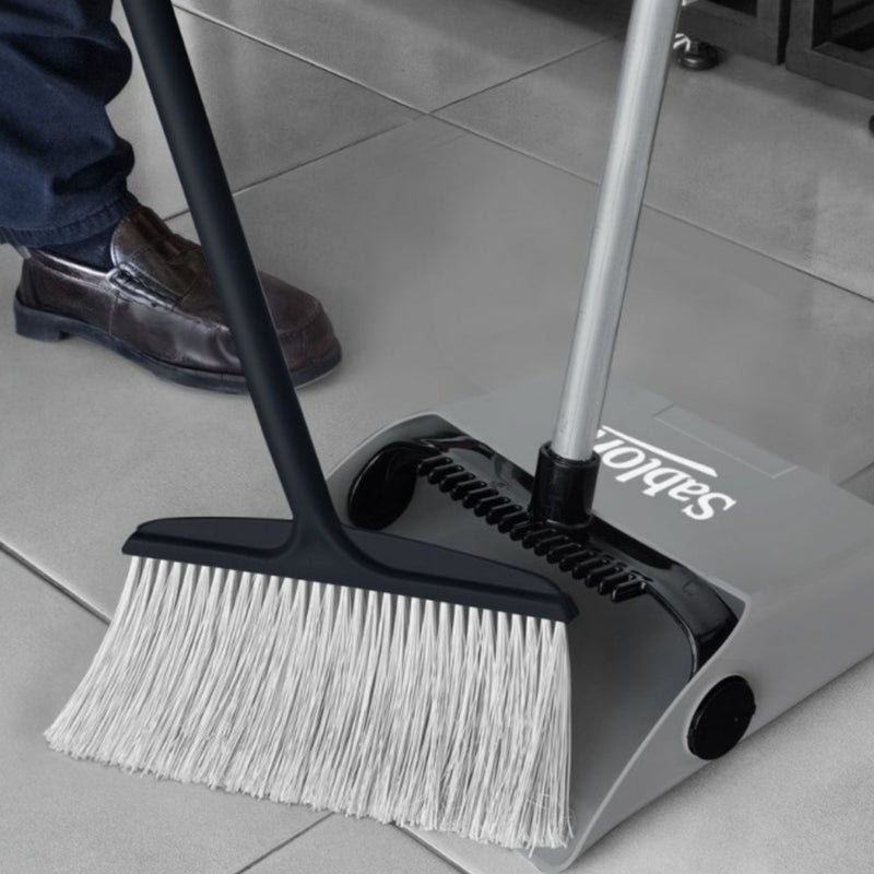 RECOGEDOR HORECA GRIS C/TAPA