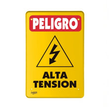 Cargar imagen en el visor de la galería, SEÑAL PELIGRO ALTA TENSION 35x24 CM
