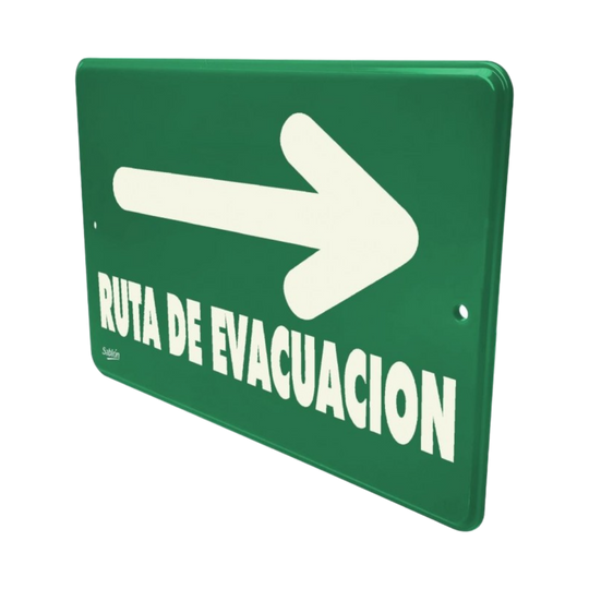 SEÑAL RUTA DE EVACUACION DERECHA