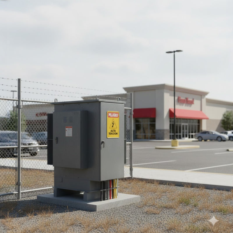 SEÑAL PELIGRO ALTA TENSION 35x24 CM