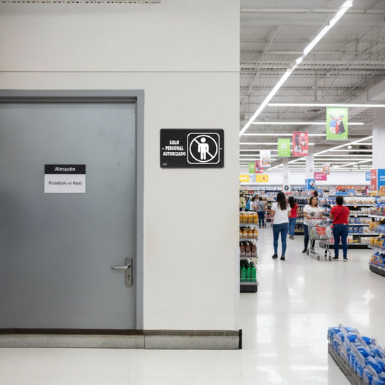 SEÑAL PERSONAL AUTORIZADO 23x15 CM